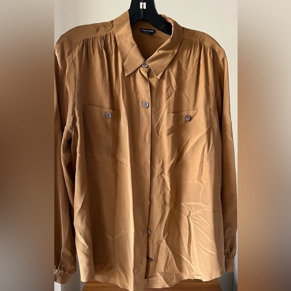 Club Monaco // Sienna Silk Button Down